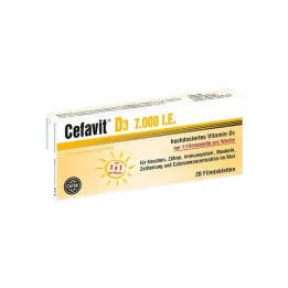 CEFAVIT D3 7 000 I.U. potahované tablety, 20 ks