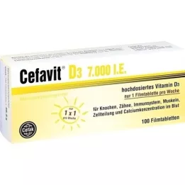 CEFAVIT D3 7 000 I.U. potahované tablety, 100 ks