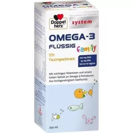 DOPPELHERZ Omega-3 tekutý rodinný systém, 250 ml