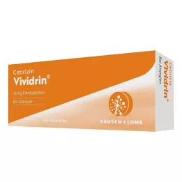 CETIRIZIN Vividrin 10 mg potahované tablety, 50 ks