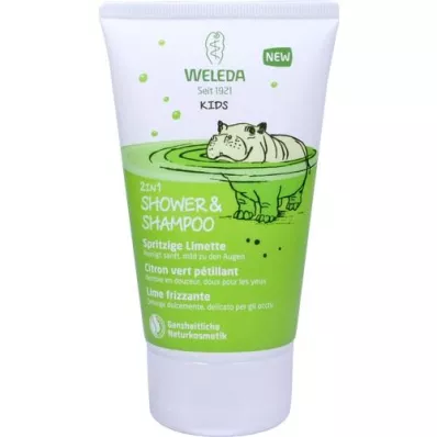 WELEDA Dětská sprcha 2v1 &amp; Šampon s pikantní limetkou, 150 ml