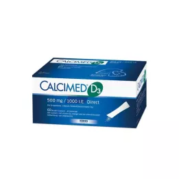 CALCIMED D3 500 mg/1000 I.U. Direct Granule, 60 ks