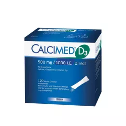 CALCIMED D3 500 mg/1000 I.U. Direct Granule, 120 ks