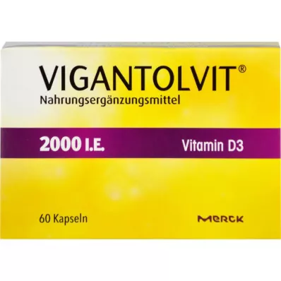 VIGANTOLVIT 2000 I.U. vitaminu D3 v měkkých kapslích, 60 ks