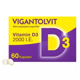 VIGANTOLVIT 2000 I.U. vitaminu D3 v měkkých kapslích, 60 ks