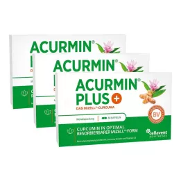 ACURMIN Plus Das Micell-Curcuma Softgels, 180 ks