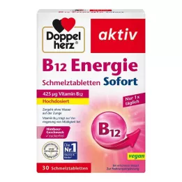 DOPPELHERZ B12 Energy instantní rozpustné tablety, 30 ks