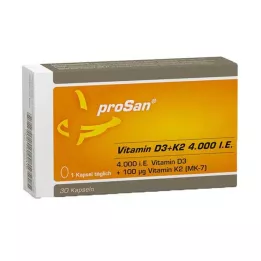 PROSAN Vitamin D3+K2 4 000 I.U. kapsle, 30 ks