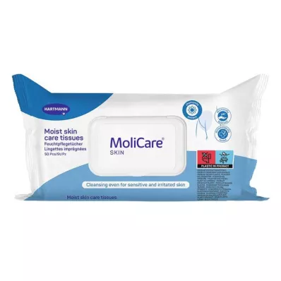 MoliCare® Hydratační ubrousky na pleť, 50 kusů