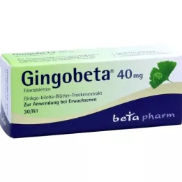 GINGOBETA 40 mg potahované tablety, 30 ks