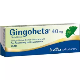 GINGOBETA 40 mg potahované tablety, 30 ks
