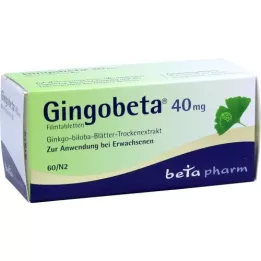 GINGOBETA 40 mg potahované tablety, 60 ks