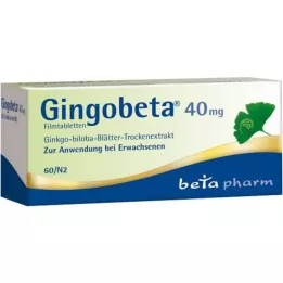 GINGOBETA 40 mg potahované tablety, 60 ks