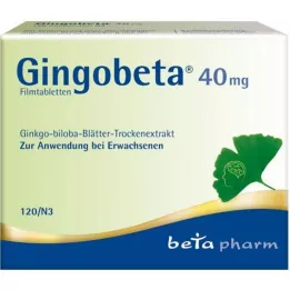 GINGOBETA 40 mg potahované tablety, 120 kusů