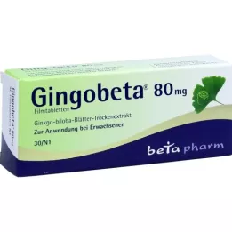 GINGOBETA 80 mg potahované tablety, 30 ks