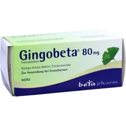 GINGOBETA 80 mg potahované tablety, 60 ks