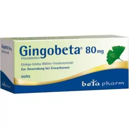 GINGOBETA 80 mg potahované tablety, 60 ks