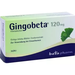 GINGOBETA 120 mg potahované tablety, 30 ks