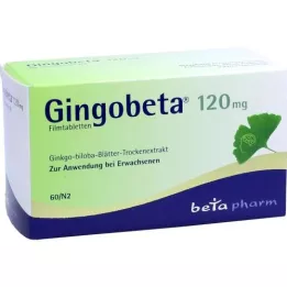 GINGOBETA 120 mg potahované tablety, 60 ks