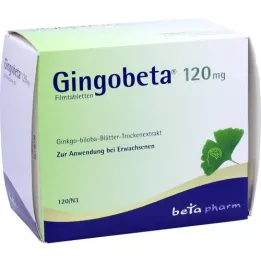 GINGOBETA 120 mg potahované tablety, 120 kusů