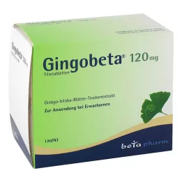 GINGOBETA 120 mg potahované tablety, 120 kusů
