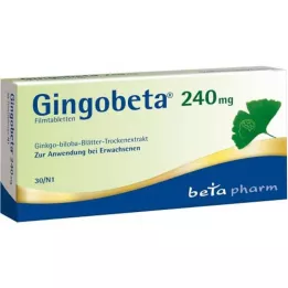 GINGOBETA 240 mg potahované tablety, 30 ks