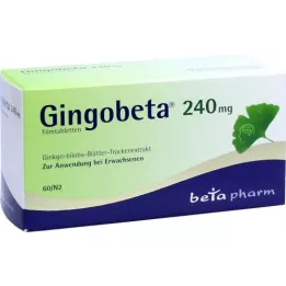 GINGOBETA 240 mg potahované tablety, 60 ks