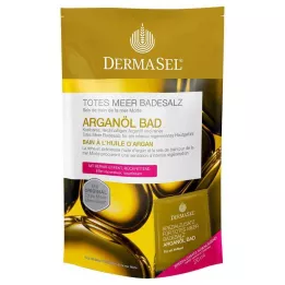 DERMASEL Koupelová sůl z Mrtvého moře + arganový olej, 1 p