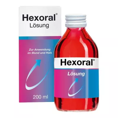 Hexoral® roztok na záněty v ústech, 200 ml