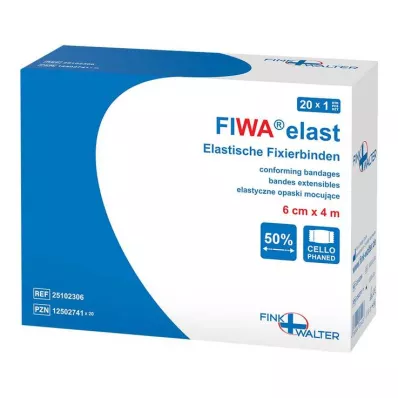 FIXIERBINDE elastický celofán 6 cmx4 m, 1 ks