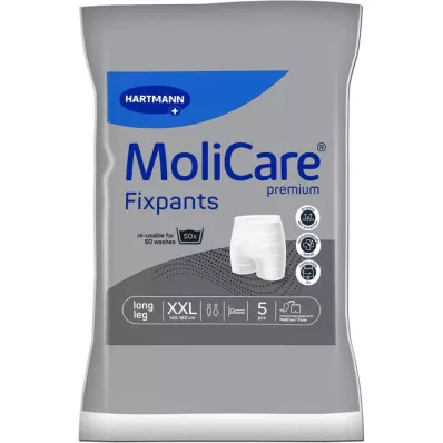 MOLICARE Premium Fixpants dlouhé nohavice velikost XXL, 5 ks