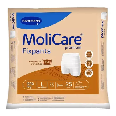 MoliCare® Premium Fixpants dlouhá noha L, 25 ks