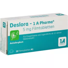 DESLORA-1A Pharma 5 mg Potahované tablety, 20 kapslí