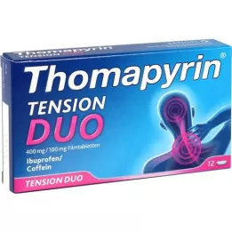 THOMAPYRIN TENSION DUO 400 mg/100 mg potahované tablety, 12 kusů