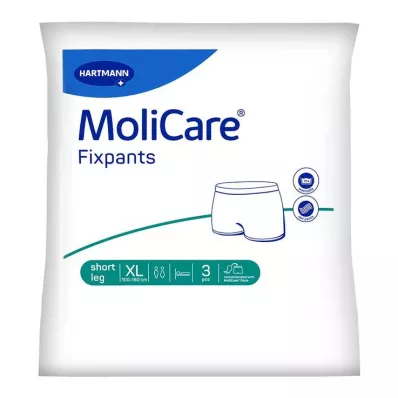 MoliCare® Fixpants krátká noha XL, 3 ks
