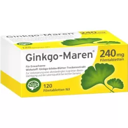 GINKGO-MAREN 240 mg potahované tablety, 120 kusů