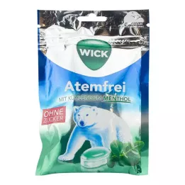 WICK Bezdechové eukalyptové sladkosti bez sáčku cukru, 72 g