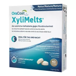 ORACOAT XyliMelts lepicí tablety bez máty, 40 ks