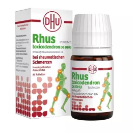 RHUS TOXICODENDRON D 6 Tabl.na revmatické bolesti, 80 ks