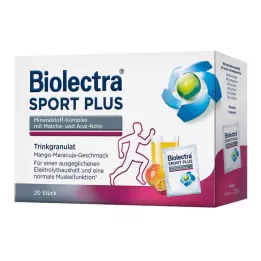 BIOLECTRA Sport Plus granulovaný nápoj, 20X7,5 g