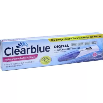 CLEARBLUE Těhotenský test s určením týdne, 1 ks