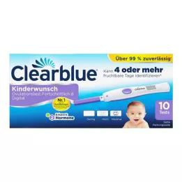 CLEARBLUE Ovulační test pokročilý &amp; digitální, 10 ks