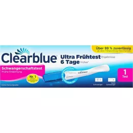 CLEARBLUE Těhotenský test pro včasnou detekci, 1 ks