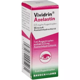 VIVIDRIN Azelastin 0,5 mg/ml oční kapky, 6 ml