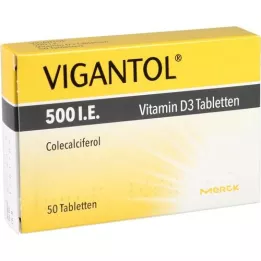 VIGANTOL 500 I.U. tablet vitamínu D3, 50 ks