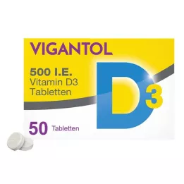VIGANTOL 500 I.U. tablet vitamínu D3, 50 ks