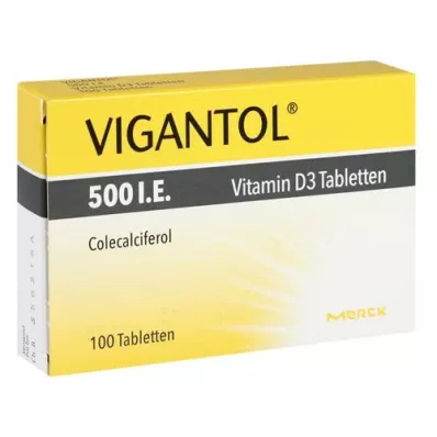 VIGANTOL Tablety vitaminu D3 500 I.U., 100 ks