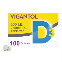 VIGANTOL Tablety vitaminu D3 500 I.U., 100 ks