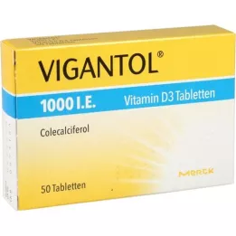 [1 000 i.U. tablet vitamínu D3, 50 ks
