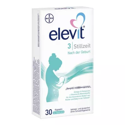ELEVIT 3 měkké kapsle na kojení, 30 ks ELEVIT 3 měkké kapsle na kojení, 30 ks